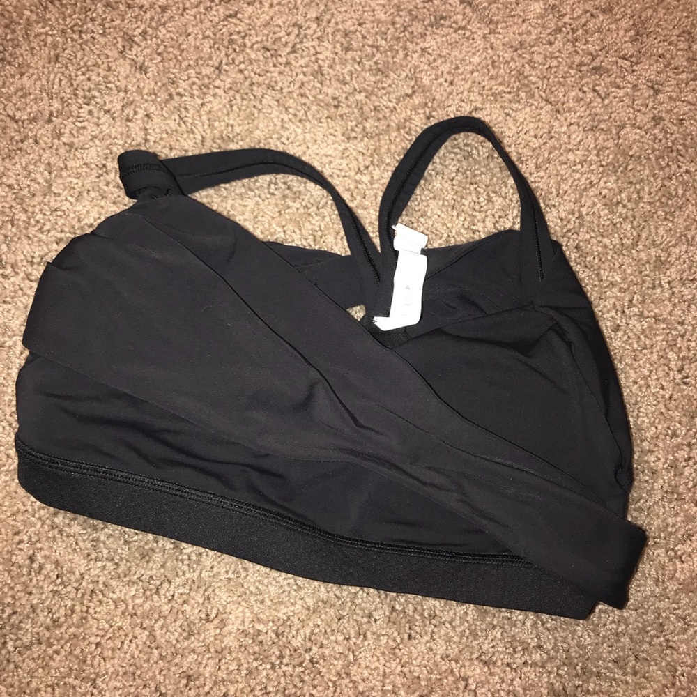 Wrap sports bra